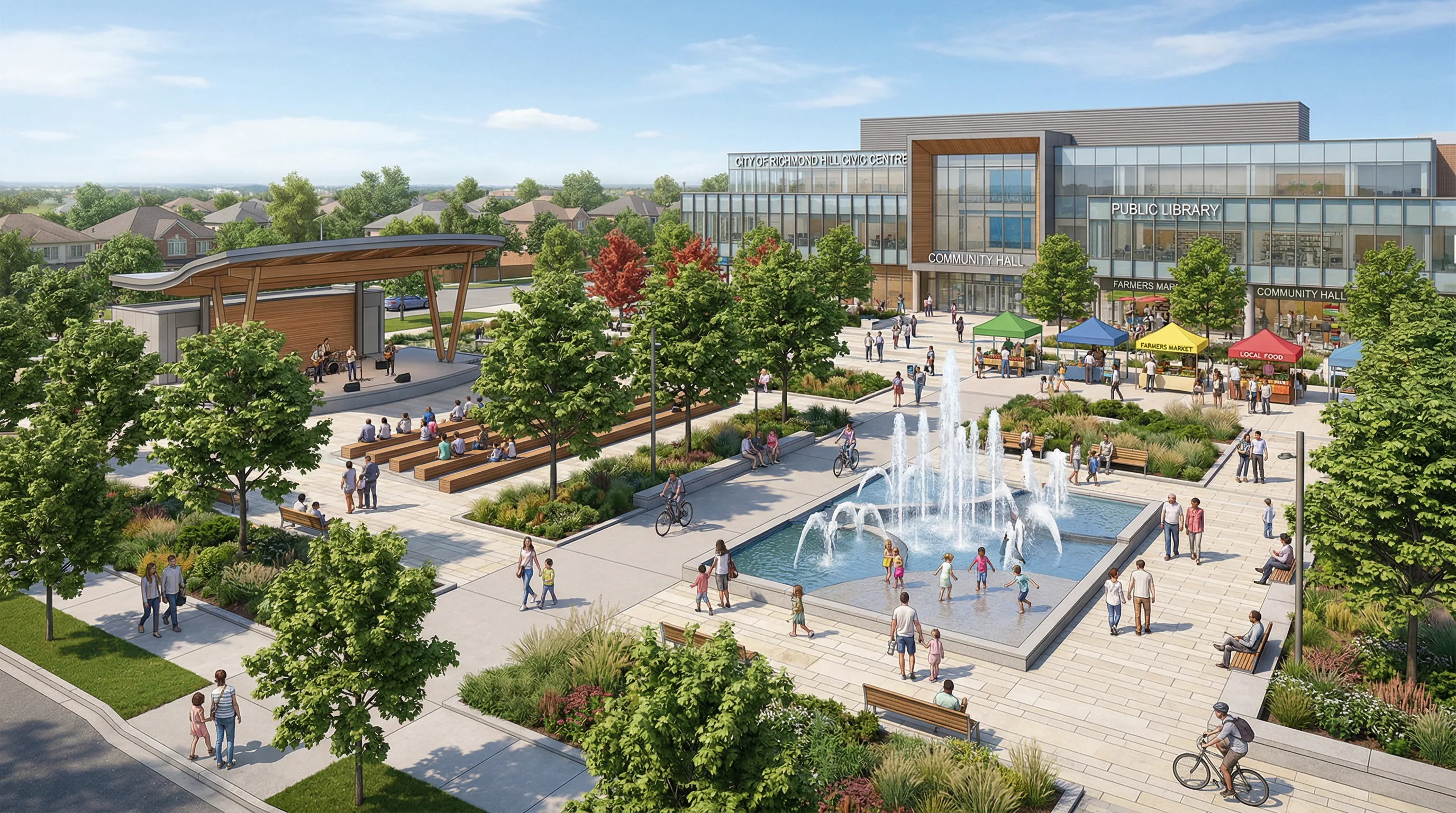 Richmond Hill Council Approves Budget Increase for Dave Barrow Civic Square Amid Cost Pressures